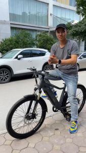 Xe đạp điện trợ lực Xiaomi Himo C26 – Chế độ điện và trợ lực – Bản 35km/h (Xám/ Trắng)