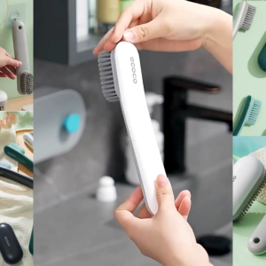 【SKIT SG】Multifunctional ECOCO Laundry Brush / Bathroom Brush / Shoe Brush Shoe Brush For Home Shoe Brushing Washing Shoes Clothes Cleaning Brush Clothes Brush Soft Fur Does Not Hurt Shoes Scrubbing Brush Multifunctional Dedicated Fantastic Net