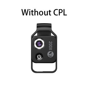 apexel | APEXEL Digital 200X Microscope Lens with CPL Mobile LED Guide Light Lamp Micro Pocket SuperMacro Lens for iPhone Samsung phones