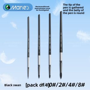 Marie’s | Professional Nylon Watercolor Paintbrush Set 8/0 Numbers