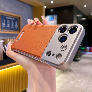 เคสหนัง Magsafe ไร้ขอบ ระบายความร้อนด้วยกลิ่นหอม สำหรับ iPhone 17 16 15 14 13 12 11 Pro Max Plus 17 Air 16E ฝาหลังแม่เหล็ก