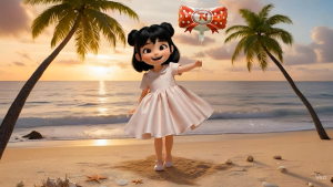 Váy Bé Gái TN008 Thiết Kế Kiêu Sa Chất Vải Mềm Mịn Màng Tặng Kèm Phụ Kiện Phù Hợp Mặc Mọi Dịp Thanh Nhi Fashion