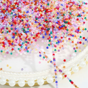 20g 2mm High Quality Czech Glass Beads Jewelry Round Loose Spacer Beads For Necklace Bracelet Earring DIY Jewerly Craft Making Garment Sewing Beads Accessories