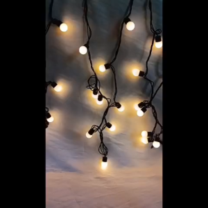 Lampu Natal Anggur Tumblr LED Bulb String Warm White – Lampu Hias Gantung Dekorasi Indoor Outdoor 220V