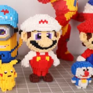 [Hoàn tiền 10%]Mô hình Doraemon nhân vật truyện doraemon Nobita Xuka đồ chơi ghép hình 3d