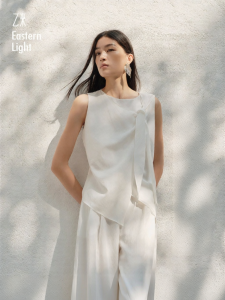Eastern Light | Linen Blend Casual T-Shirt