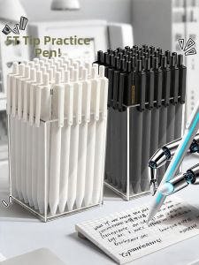 BAIZHI | Exam-Specialized Ins Simple Wind Black Push Button Pen 0.5mm