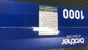 Brother TN-1000  Toner แท้ศูนย์ของใหม่คุณภาr100% รุ่น HL-1110 HL-1210W DCP-1510 DCP-1610W MFC-1810 MFC-1815