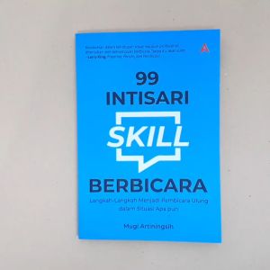 BUKU MOTIVASI Best Seller - 99 Intisari Skill Berbicara