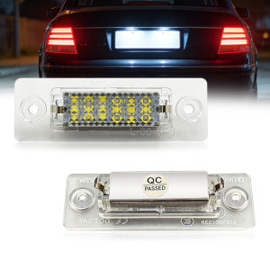12V LED Car License Plate Lights Canbus Error Free Rear Lamp Automotive Accessories for VW Passat Touran Golf Jetta SKODA T5 MK5