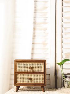 ที่ใส่ของ กล่องลิ้นชัก ลิ้นชักเล็กๆ กล่องไม้ ชั้นใส่ของ BOX กล่อง ไม้สัก 2ลิ้นชัก