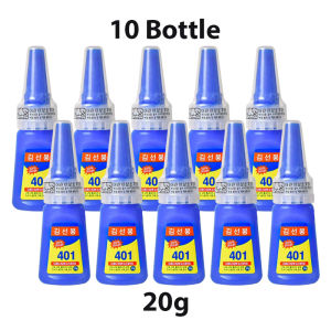 Keo Dán Siêu Dính 401 Khô Nhanh Chất Kết Dính Cyanoacrylate 502 Dạng Lỏng Dùng Cho Da Cao Su Gỗ Kim Loại - Dụng Cụ Dán Siêu Chắc Tức Thì