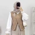 Nuna Vest / Vest Basic Wanita / Rompi Korea Style Wanita. 