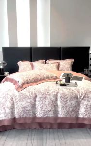 🌆ĐẲNG CẤP LỤA TENCEL 120S🌆Trọn Bộ Chăn Ga Gối Tencel 120s Cao Cấp Hàng Nhập Sang Xịn Bộ 5 Món Chăn Chần Bông Lông Vũ Siêu Mềm Mại Chăn Ga Lụa Tencel 120s Hàng Nhập _ Nemtot Bedding