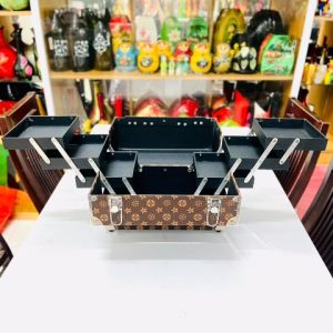 TẶNG PHẤN MẮT NHŨ HÀN QUỐC CAO CẤP - Sale xã Cốp xuất khẩu loại 1 xịn 3 tầng 6 măm kéo ra hai bên Hana size 35x31x20cm đựng đồ nail máy hơ gel mỹ phẩm đồ phun xăm có khóa an toàn