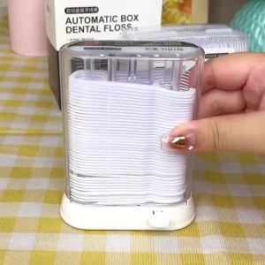 Hộp Chỉ Nha Khoa Thông Minh Dụng Cụ Lấy Chỉ Nha Khoa Dạng Bật Lên Với Hộp Đựng Chỉ Nha Khoa Di Động Có Thể Thay Thế Dành Cho Người Lớn Chăm Sóc Răng Miệng Không Cần Điện