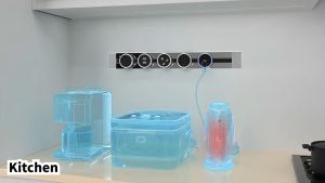 Power Track Socket Wall Plug Socket Switch 600mm/1000mm Power Track 13A/USB/Universal Power Adapter Socket black/gray Combination for Wall/dining Table/desk