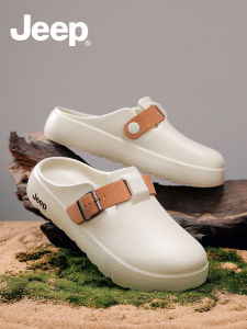 Jeep | Summer New Design Ventilated Closed Toe Sporty Half Slipper Shoes
