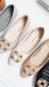 CLAIRO SAVERA | Basic Elegant Sepatu Flat Shoes Wanita - BC04