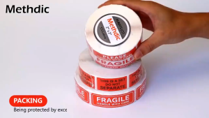Handle with Care Fragile Sticker Label 250pcs/roll Fragile Tape Sticker Label (2.5cm x 4.5cm)