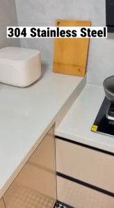 Cloth Organizer Rack With U Shape Slot Pot Lid Holder 304 Stainless Steel Cutting Board Holder