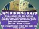 Jam Dinding Kayu79