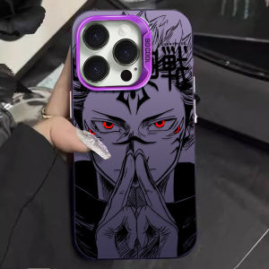 Bandai | Anime Mahiru Shiina Art Line Ốp Điện Thoại Cho iPhone 12/13/14/15/16 Pro Max XS XR SE 2020 Nhẹ Chống Trầy Xước Chống Bụi Bao