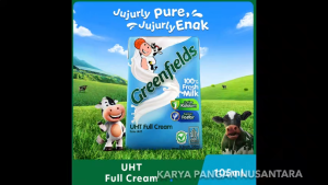 SUSU GREENFIELDS UHT FULL CREAM SUSU UHT GREENFIELD FULLCREAM 105 ML PER PCS