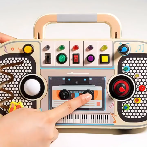 Montessori Toys Busy Board Recorder for Sensory Toys for Toddlers 1-3 Year Old GirlsBoys Toy