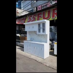 Kitchen Set Dengan Sink / Lemari Dapur Wastafel / Lemari Sayur 4 Pintu 1