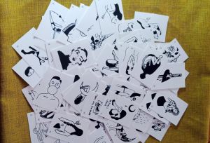 tato temporer wanita woment cute 8pcs