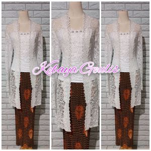 set kebaya akad nikah kebaya kutubaru premium bisa COD