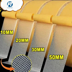Strong Double Sided Cloth Base Tape Translucent Mesh Waterproof Super Fixation Traceless High Viscosity Carpet Adhesive