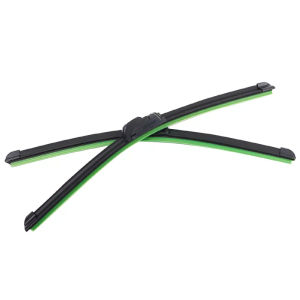 Universal U-type Soft Car Windshield Wipers Bracketless Rubber Blades / Pengelap Cermin Kereta