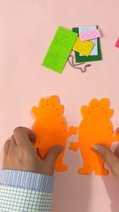 YY.6pcs DIY Keychain Ball Bead Type Sewing Craft/ DIY NON WOVEN Animals Keychain Handmade Sewing Art