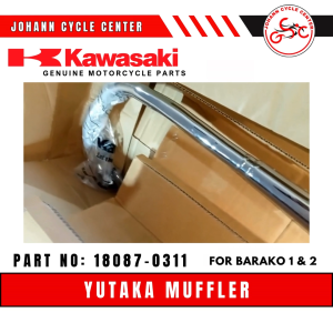 ORIGINAL MUFFLER PIPE FOR BARAKO YUTAKA BRAND PART NO. 18087-0311 KAWASAKI WITH FREEBIE