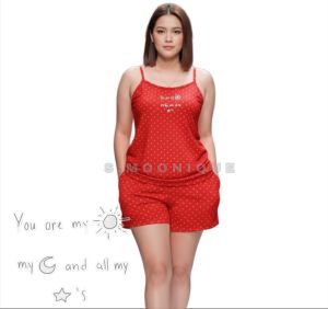 POLKA SANDO TERNO HIGH QUALITY PRODUCT FIT TO M-XL COTTON SPANDEX