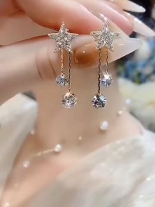 Bông tai nữ PI70 Hàn Quốc sang chảnh - bông tai nữ ngầu bông tay nữ kiểu hoa tai nữ sang chảnh bông tai sang chảnh bông tai hàn quốc bong tai bong tai nữ kiểu bạc BSTKL - [NaLa Shop]