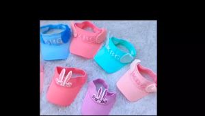 Topi Sport Anak Cewek Rabbit Lucu (2 - 12 Tahun)