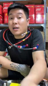 Dây dầu Hel Bấm đầu NHÔM 45 độ cho các loại xe máy