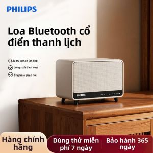 Philips | Loa Để Bàn Retro Bluetooth Chất Lượng Âm Thanh Cao