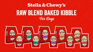 Stella & Chewys Raw Blend Baked Kibble for Dogs - Red Meat Recipe (Lamb Beef & Venison)