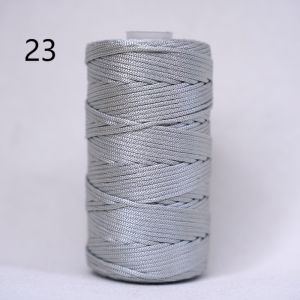 1Pcs 125g Summer Crochet Yarn 2.5mm Thin Ice Cotton Thread for Hand Knitting Bag Hat Shoes 100g Hollow Line Colorful Nylon Cord