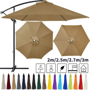 Patio Umbrella Canopy UV Protective Water Resistant Replacement Cover for Outdoor Patio Umbrella Parasol Canopy Sun Shade Access
