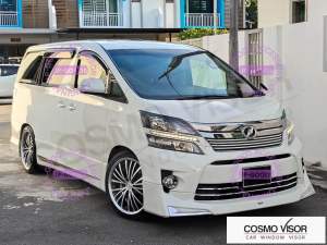 Toyota Vellfire ANH20 2008 2009 2010 2011 2012 2013 2014 2015 Door Visor / Window Vent Visor Deflectors (MADE IN MALAYSIA)
