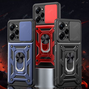 For Redmi Note12 13 Pro Plus Camera Shockproof Armor Case For Redmi Note 13 12 Pro 4G 5G Car Magnetic Holder Ring Protect Cover
