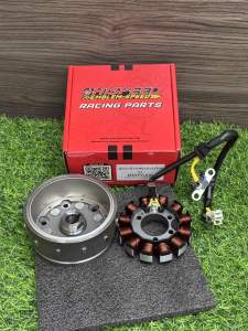 ชุดs4 มัดไฟ+ล้อแม่เหล็กมีแถบปรับองศาในตัวแม่เหล็กใส่110iรุ่นS4รถไม่เกินปี2020มัดไฟs4พร้อมจานไฟS4