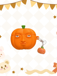 Cute Girl Heart Apple AirPods 4 Gen Silicone Protective Case Stereo Fun Maze Pumpkin Bowl Compatible with Bluetooth Headphones