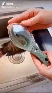 Fish skin brush scraping fish scale brush grater quick disassembly fish knife cleaning peeling skin - KMK Marketing