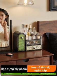 FAJIENUO | Hộp Lưu Trữ Đựng Mỹ Phẩm Chống Bụi Dung Lượng Lớn Cao Cấp